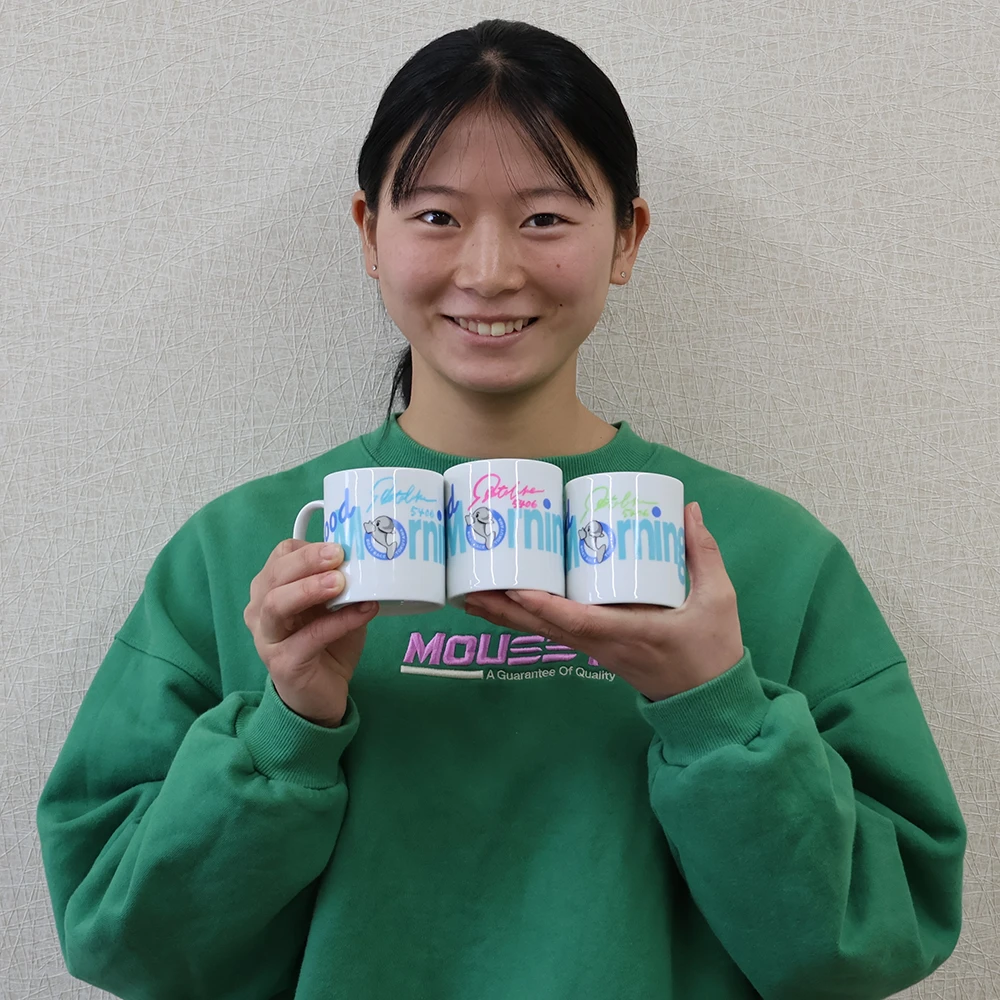 5406 小畑楓夏 選手 サイン入りマグカップ