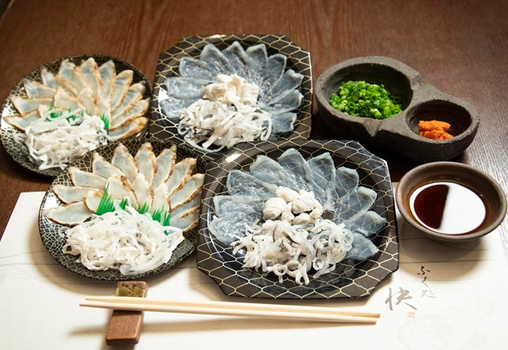 国産とらふく刺身＆ 天然まふくのタタキ刺し 食べ比べセット